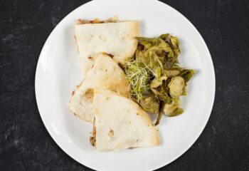 Grass-Fed Steak Quesadilla on Low Carb Wrap