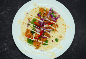 Honey Chipotle Ranch Chicken Wrap on Low Carb Tortilla