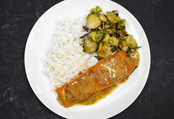 Honey Mustard Glazed Coho Salmon