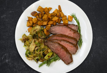 Grass-fed Balsamic Steak & Roasted Potatoes