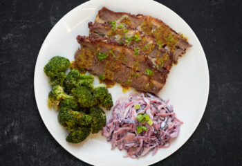 Low Carb Honey Mustard Brisket