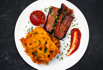 BBQ Brisket Cauliflower Mac & Cheese