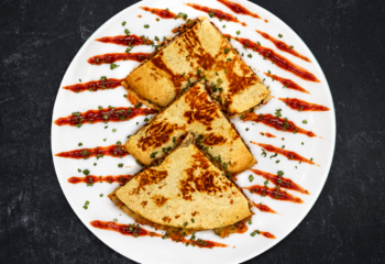 🟧NEW: BBQ Brisket & Pepper Jack Quesadilla on Low Carb Tortilla